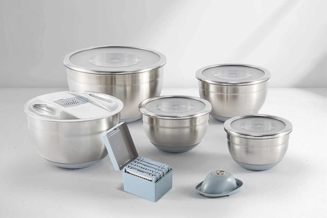 Set de bowls de acero inoxidable con accesorios Royal Prestige