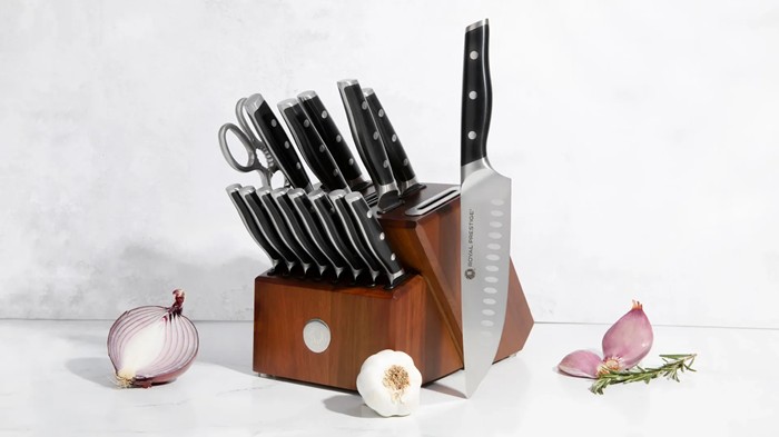 Set de cuchillos Royal Prestige con block de madera